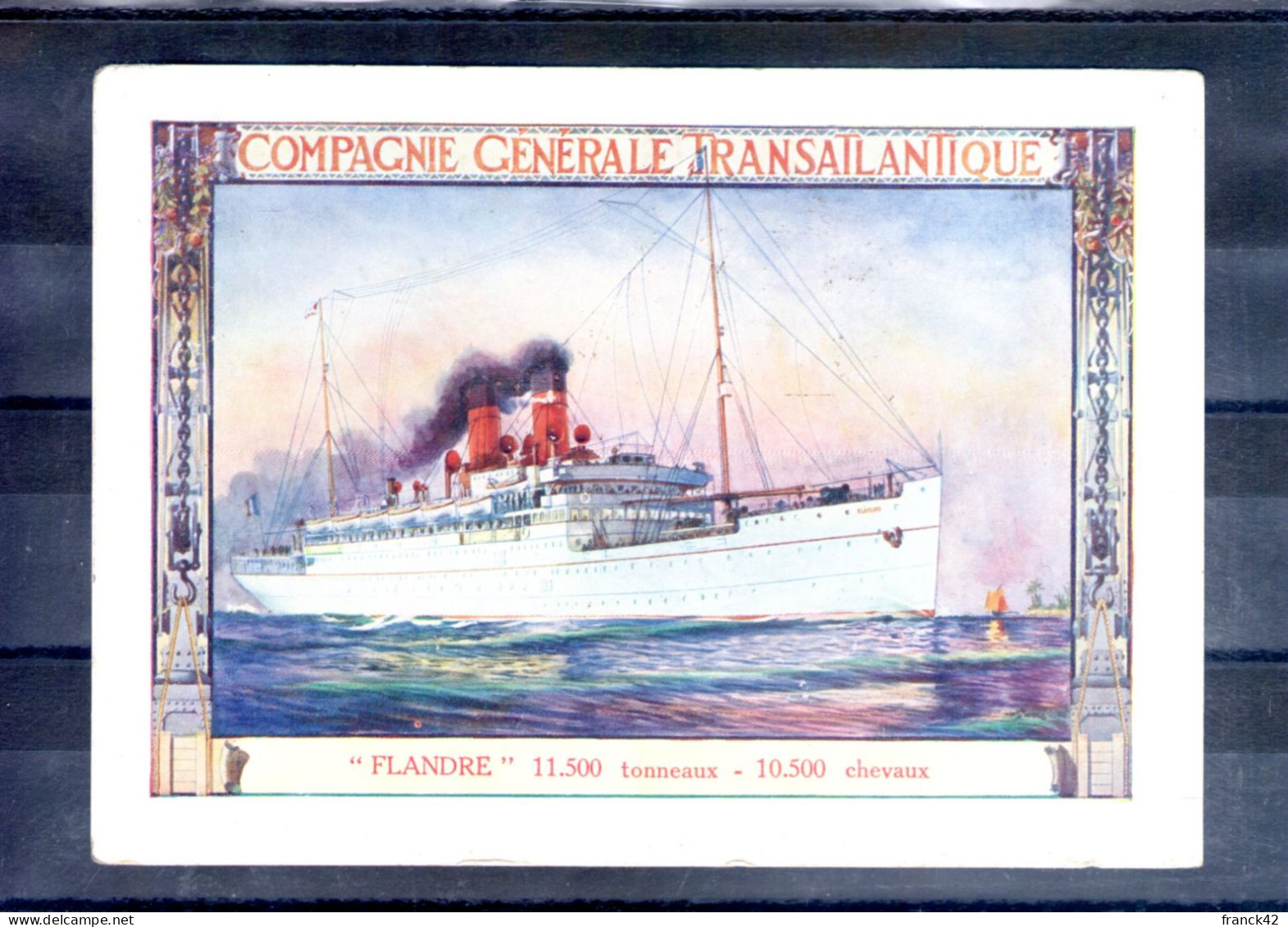 Compagnie Générale Transatlantique. Flandre - Steamers