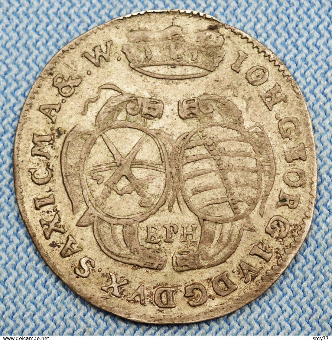 Sachsen / Saxony • 1/12 Thaler 1694  EPH •  Vzgl / AUNC / SUP • Johann Georg IV •  Saxe / Leipzig• [24-731] - Sonstige & Ohne Zuordnung