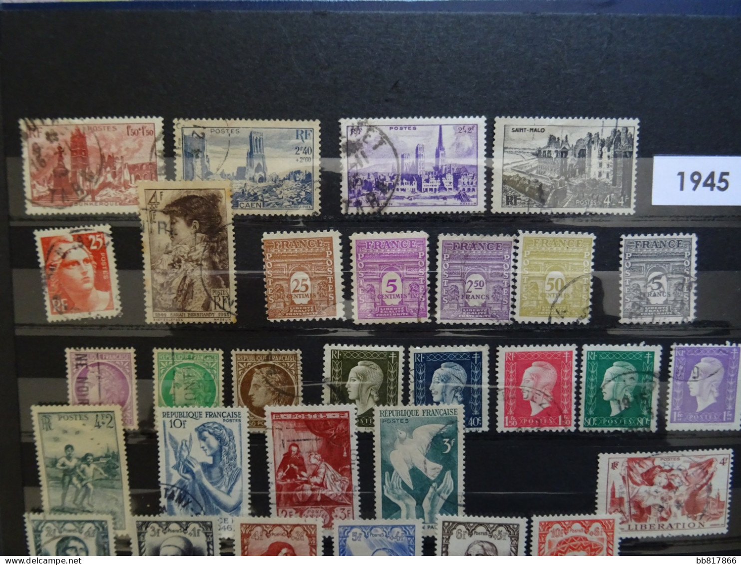 Lot Oblitérés 1945 - Used Stamps