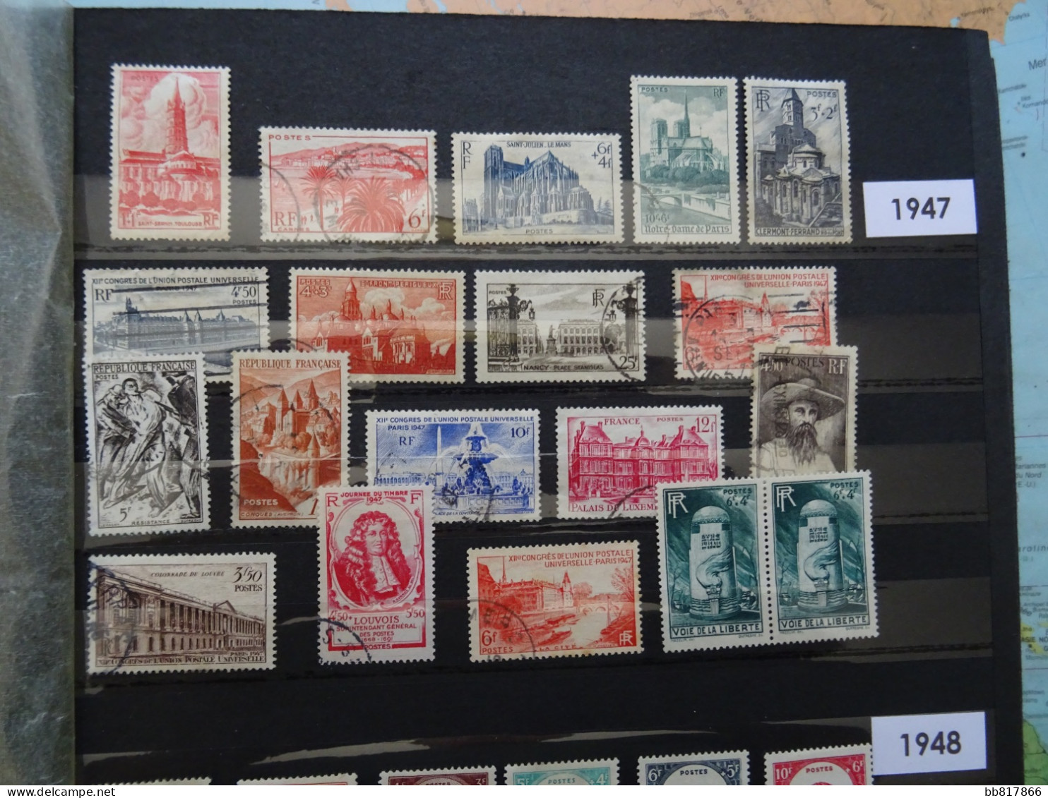 Lot Oblitérés 1947 - Used Stamps