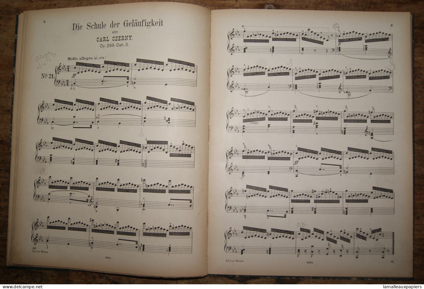 Ecole De La Vélocité, Piano (Charles CZERNY) Opus 299 - Instrumento Di Tecla