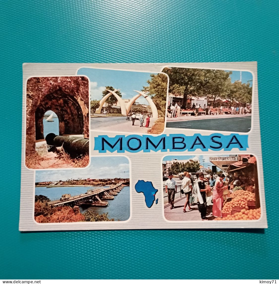 Cartolina Mombasa. Viaggiata - Kenia