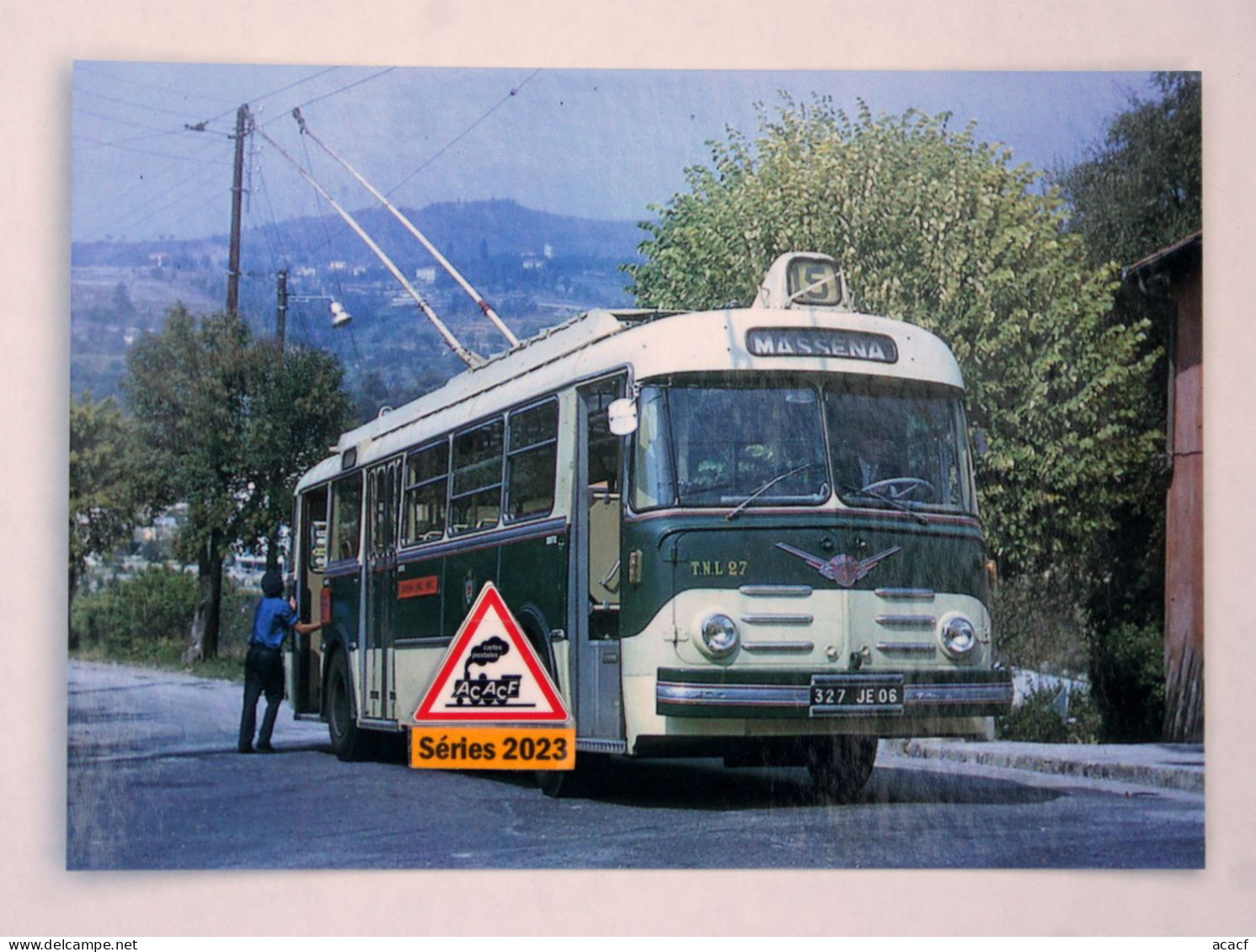 série thématique 20 CPM de trolleybus français  -