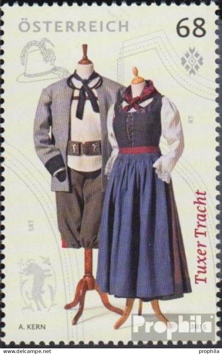 Österreich 3211 (kompl.Ausg.) Postfrisch 2015 Trachten - Unused Stamps