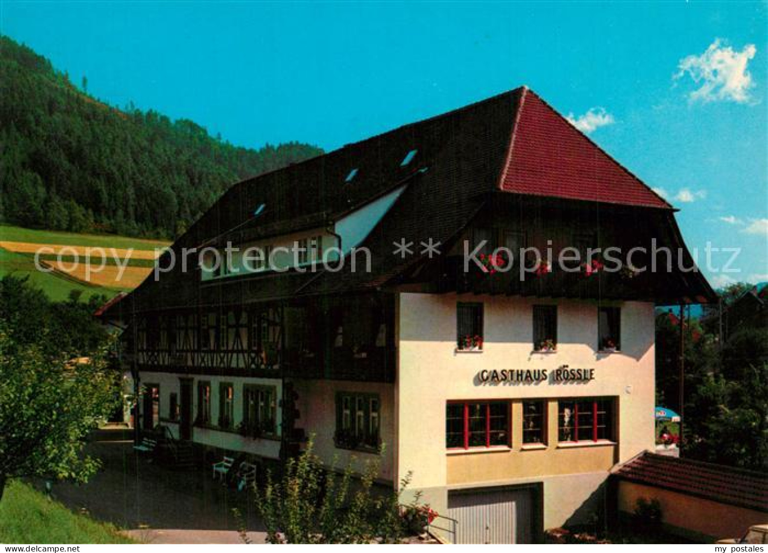 73608935 Oberprechtal Gasthaus Pension Roessle Oberprechtal - Elzach