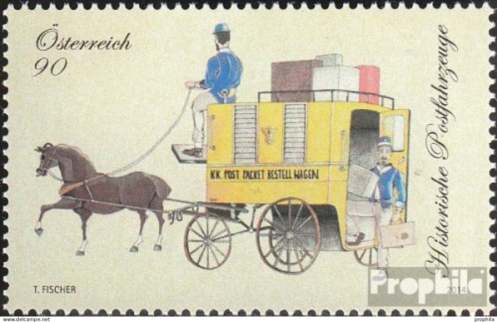 Österreich 3158 (kompl.Ausg.) Postfrisch 2014 Postkutsche - Nuovi