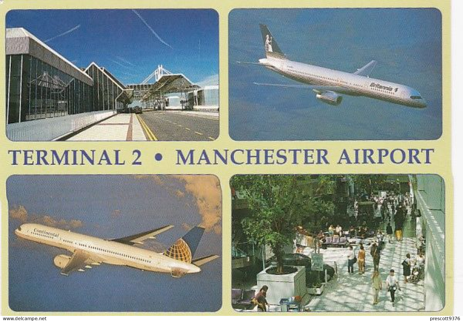 Terminal 2 Multiview Manchester Airport  - Lancashire - Unused Postcard - Lan4 - Manchester