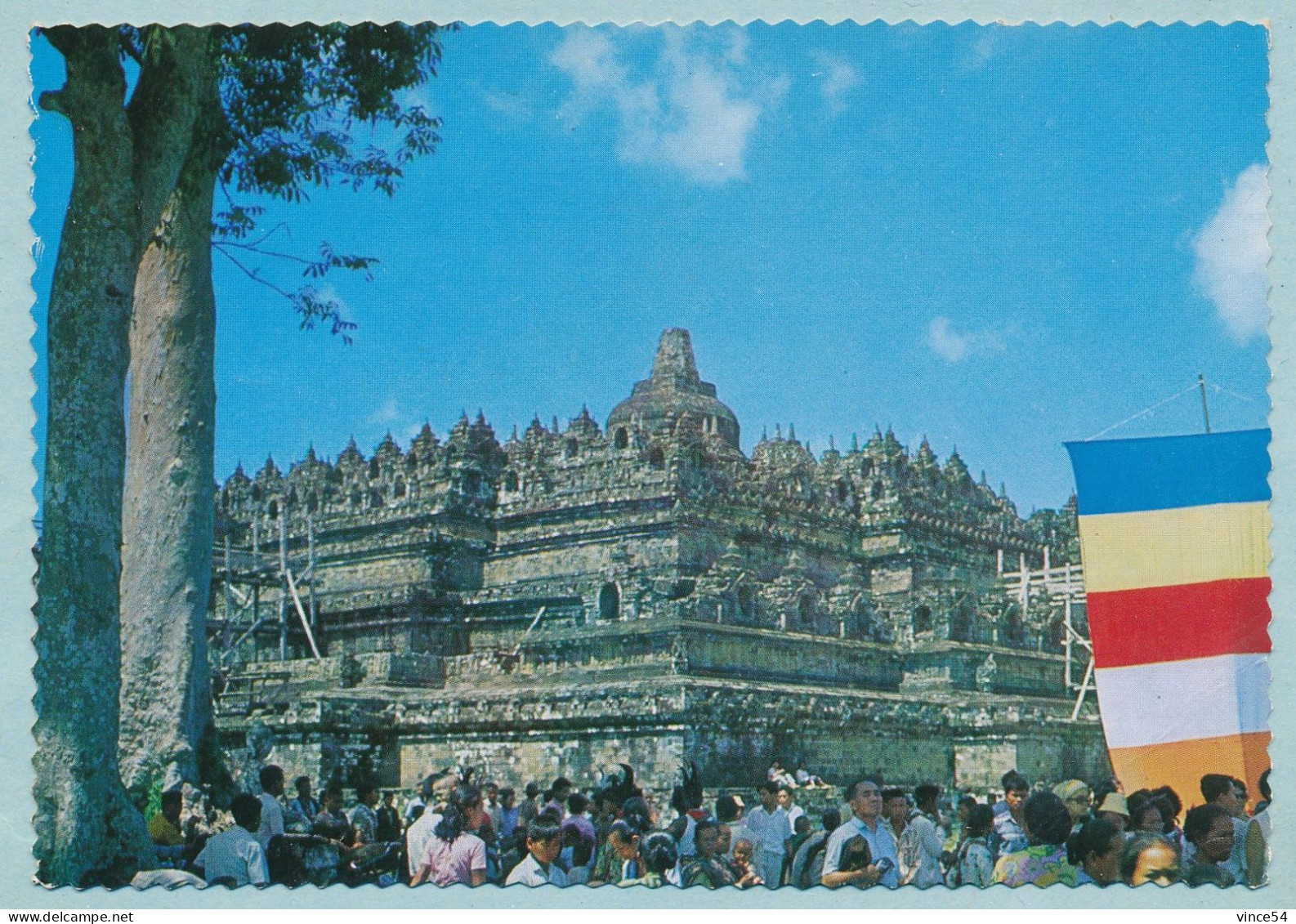 Borobudur Temple During Its Annual Ceremony - Indonesia