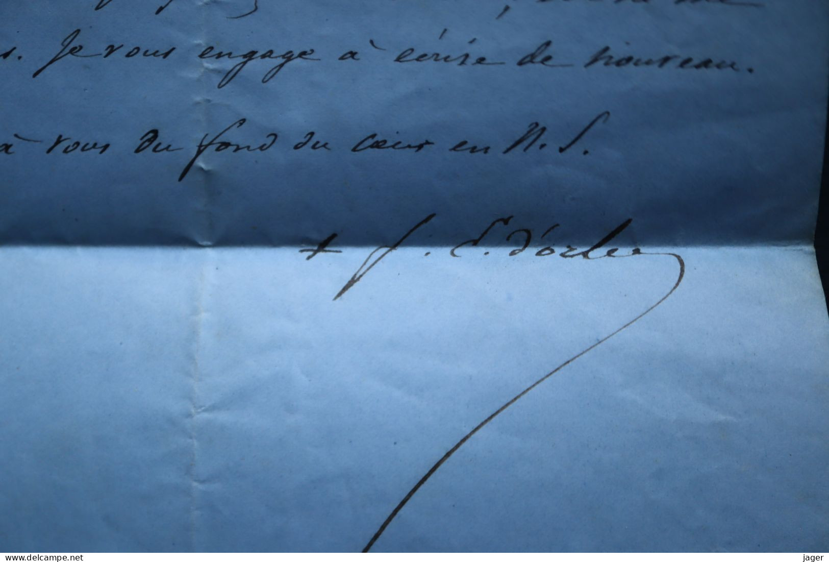 1868  Eveque D'Orléans Autographe évéché Lettre - Documentos Históricos