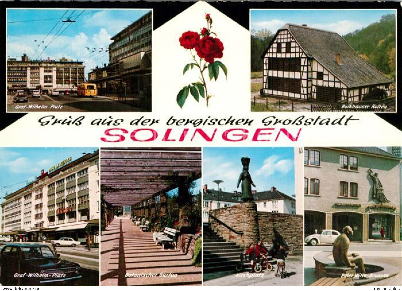 73608772 Solingen Graf Wilhelm Platz Bulkhauser Kotten Botanischer Garten Kirchp - Solingen