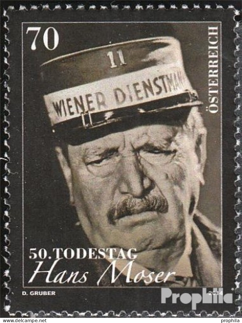 Österreich 3143 (kompl.Ausg.) Postfrisch 2014 Hans Moser - Neufs