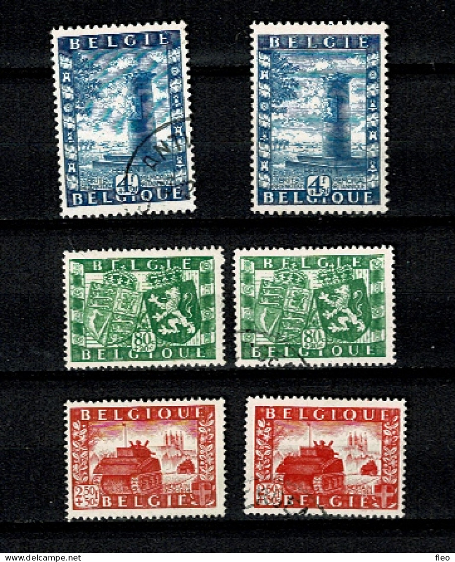 1950 823/825° X 2 :Britannique - Used Stamps