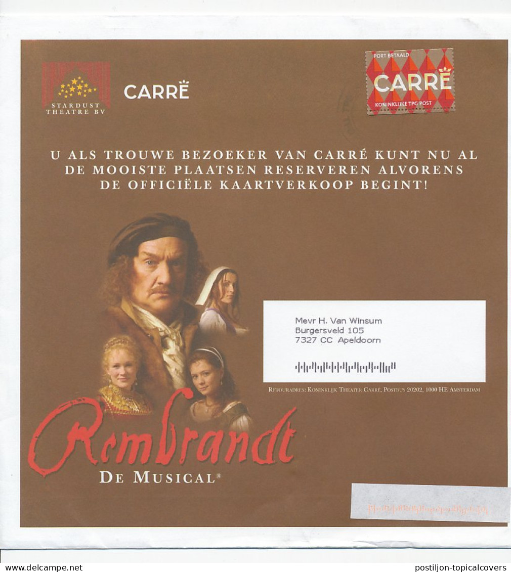 Port Betaald TPG Post 2006 - Carre Rembrandt - Altri & Non Classificati