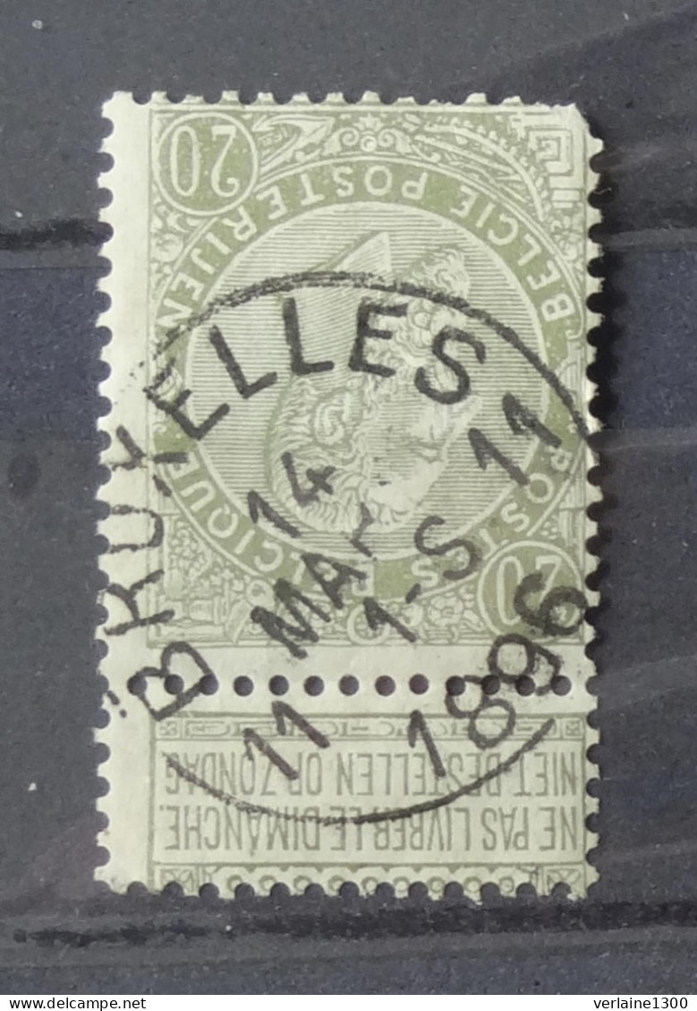 59 Avec Belle Oblitération Bruxelles 11 - 1893-1907 Wappen