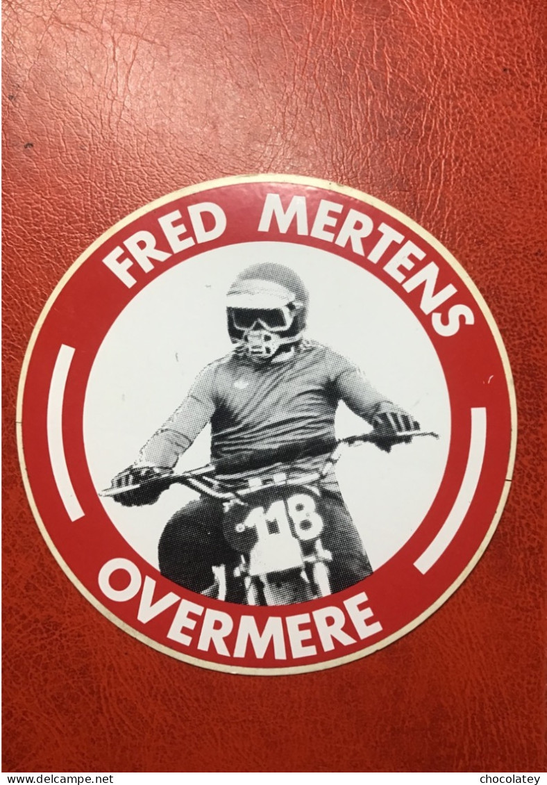 Overmere Crosser Fred Mertens’ Sticker - Andere & Zonder Classificatie