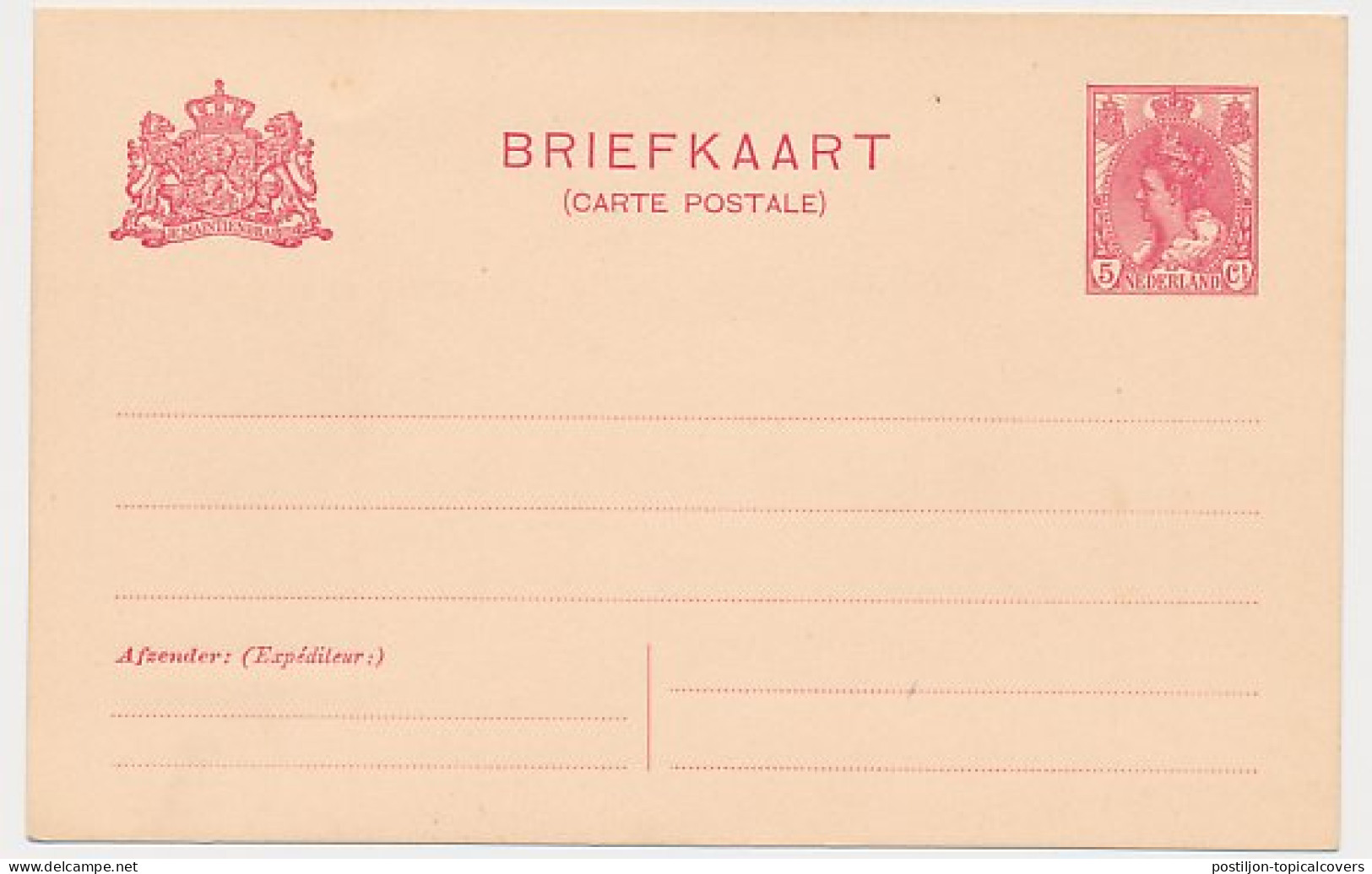 Briefkaart G. 84 A II - Postwaardestukken