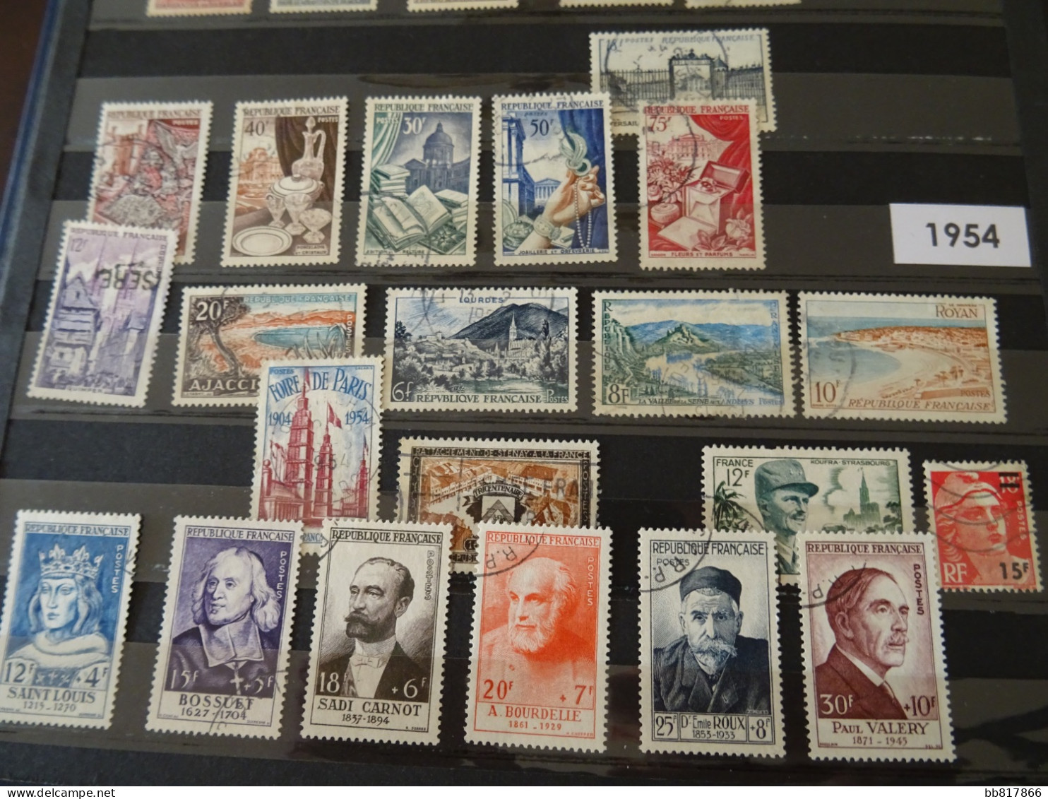 Lot Oblitérés 1954 - Used Stamps