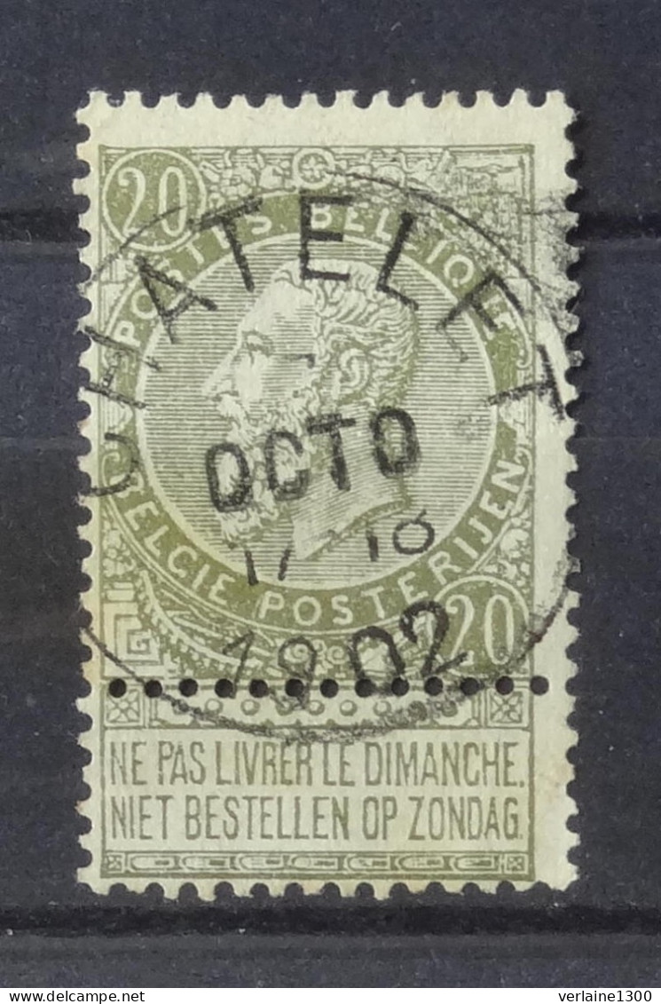 59 Avec Belle Oblitération Châtelet - 1893-1907 Armoiries