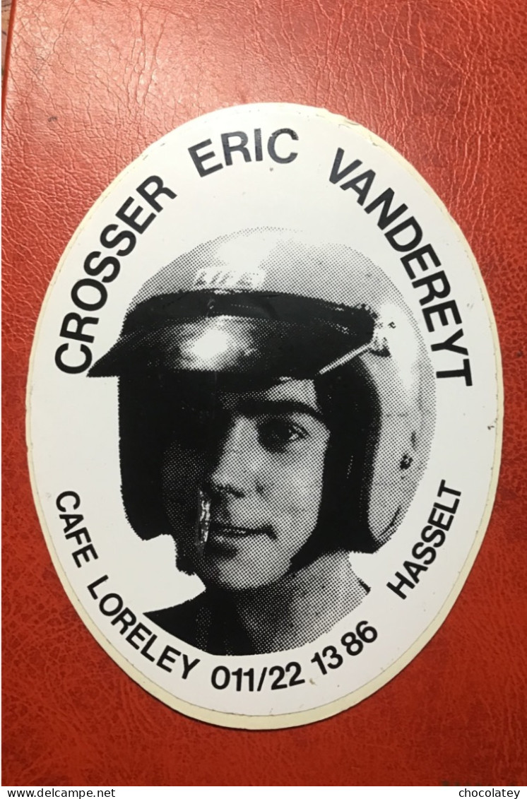 Hasselt Crosser Eric Vandereyt Sticker - Other & Unclassified