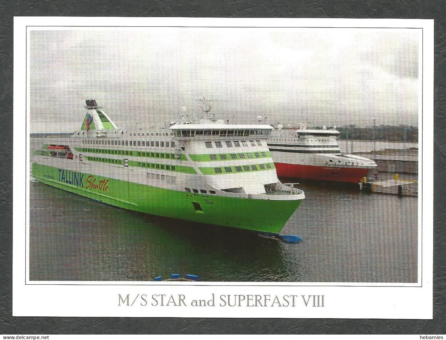 MS STAR & SUPERFAST VIII - In The Port Of Tallinn - TALLINK Shipping Company - - Transbordadores