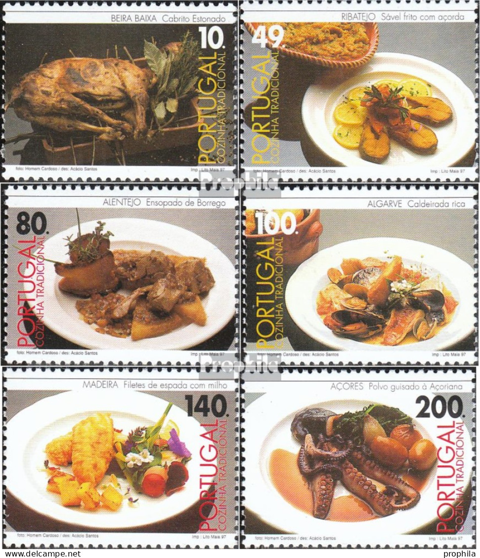 Portugal 2197-2202 (kompl.Ausg.) Postfrisch 1997 Traditionelle Speisen - Ungebraucht