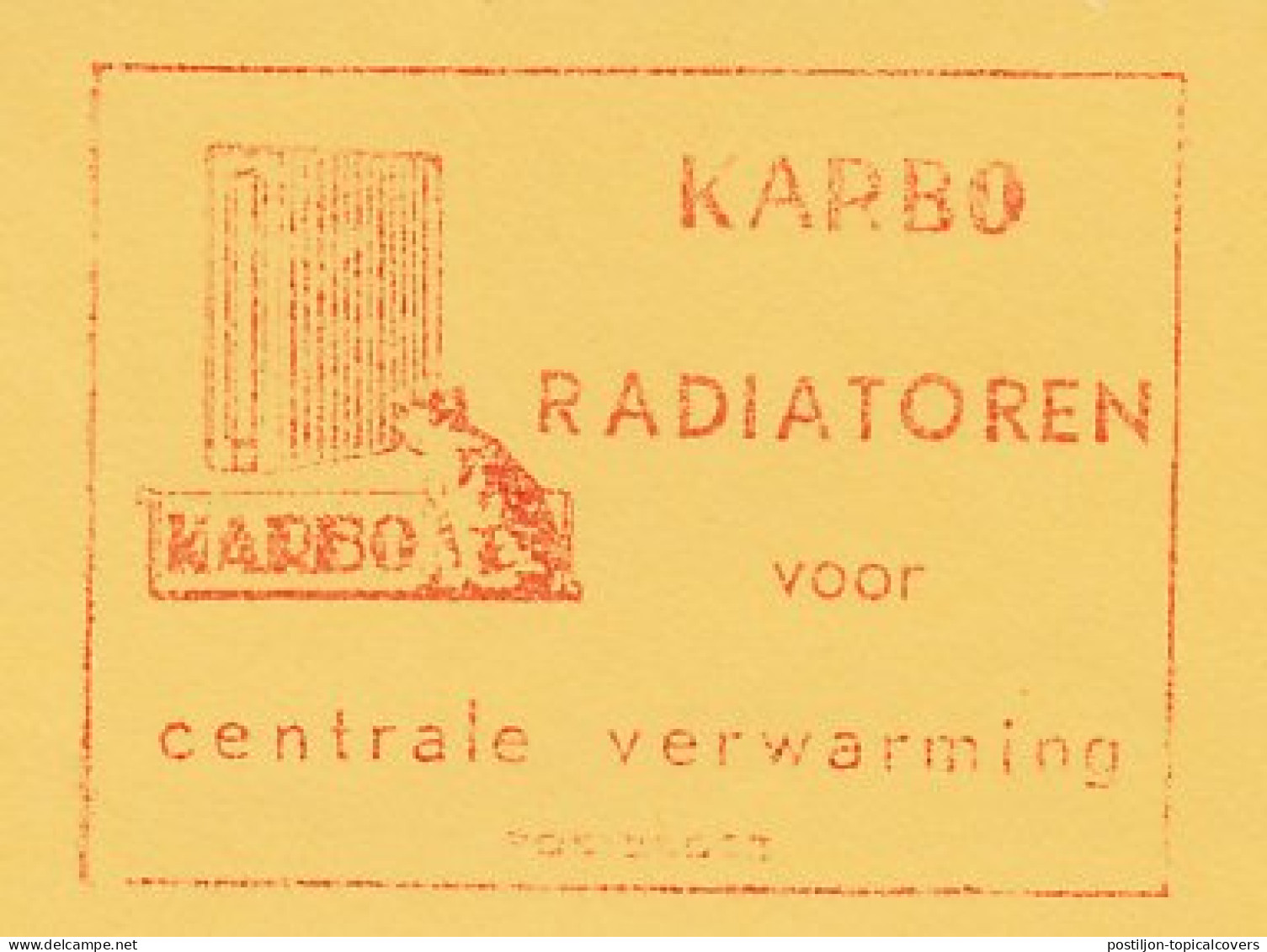 Meter Cut Netherlands 1970 Cat - Central Heating - Autres & Non Classés