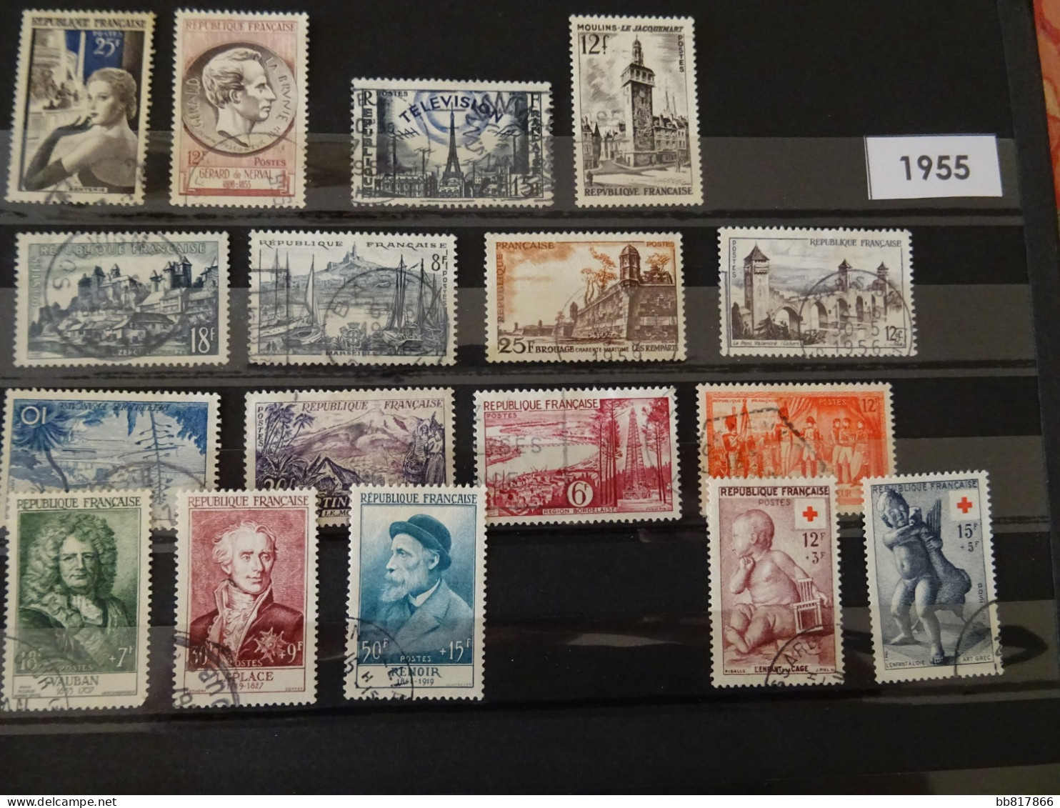 Lot Oblitérés 1955 - Used Stamps