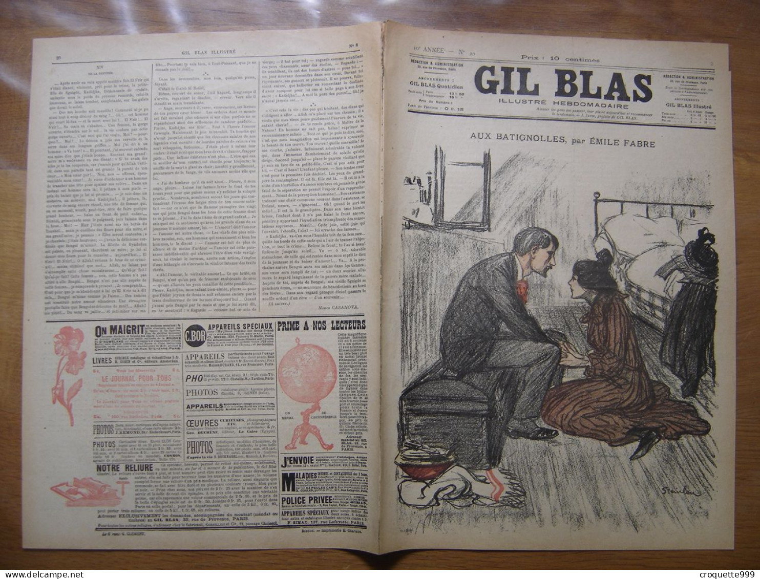 1900 GIL BLAS 20 Steinlen Payen Balluriau - Other & Unclassified