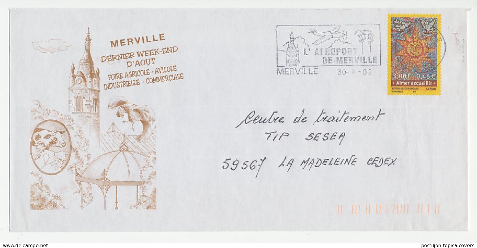 Postal Stationery / PAP France 2002 Fair - Agriculture - Poultry - Ferme