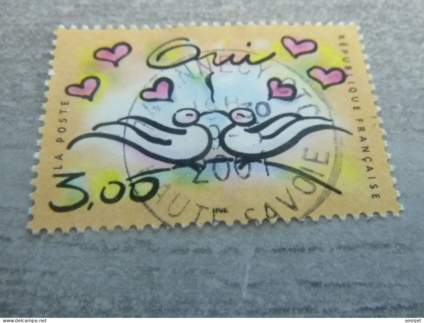 Timbres Pour Mariages - Oui - 3f. - Yt 3229 - Multicolore - Oblitéré - Année 1999 - - Used Stamps