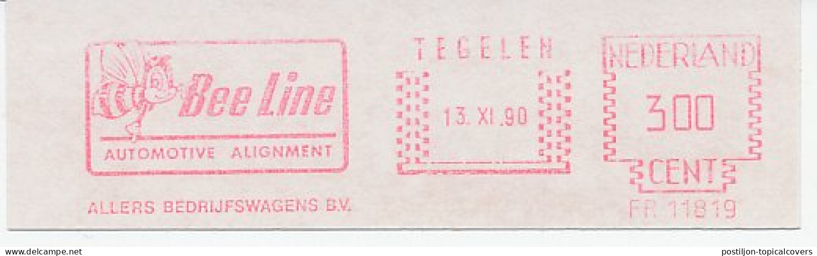 Meter Cut Netherlands 1990 Bee - Other & Unclassified