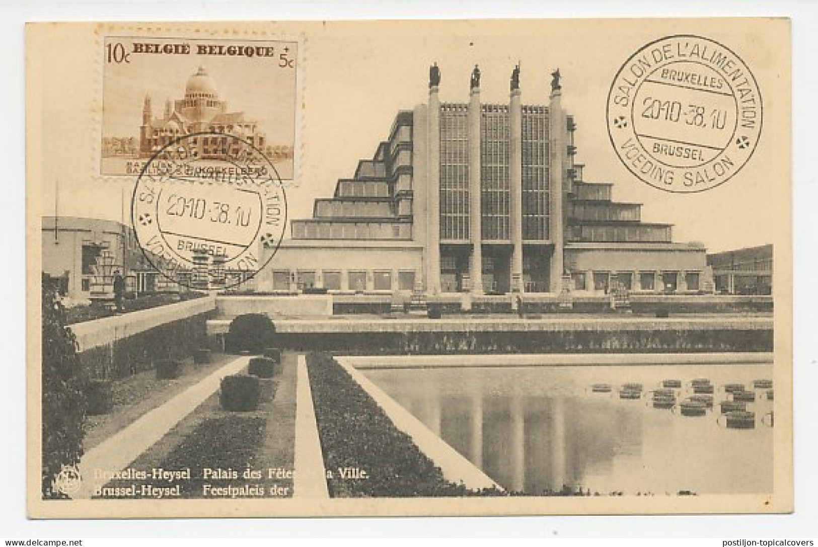 Postcard / Postmark Belgium Food - Trade Fair - Levensmiddelen