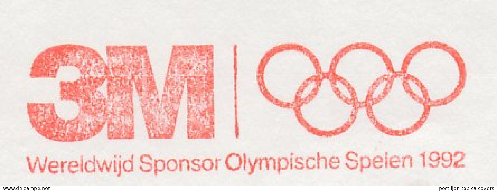 Meter Cut Netherlands 1991 Olympic Games Barcelona 1992 - 3M Worldwide Sponsor - Autres & Non Classés