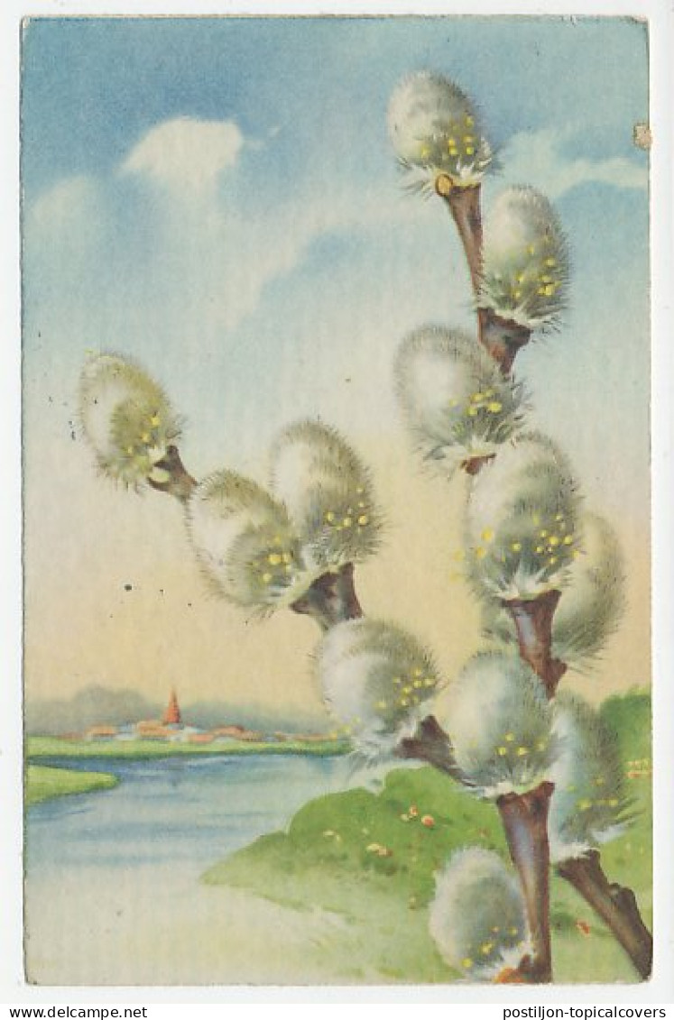 Card / Postmark Netherlands 1935 Violin - Musik