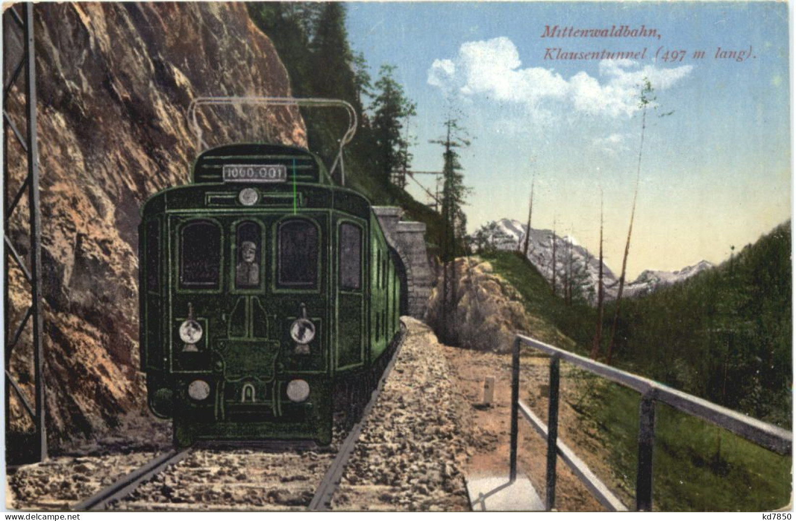 Mittenwaldbahn - Klausentunnel - Reutte