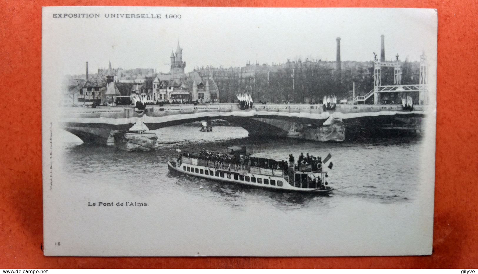 CPA (75) Exposition Universelle De Paris.1900. Le Pont De L'Alma.   (7A.534) - Tentoonstellingen
