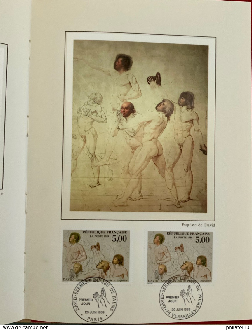 LIVRE PHILATELIQUE ANNÉE DU BICENTAIRE DE LA RÉVOLUTION FRANÇAISE NUMÉROTÉ - Unused Stamps