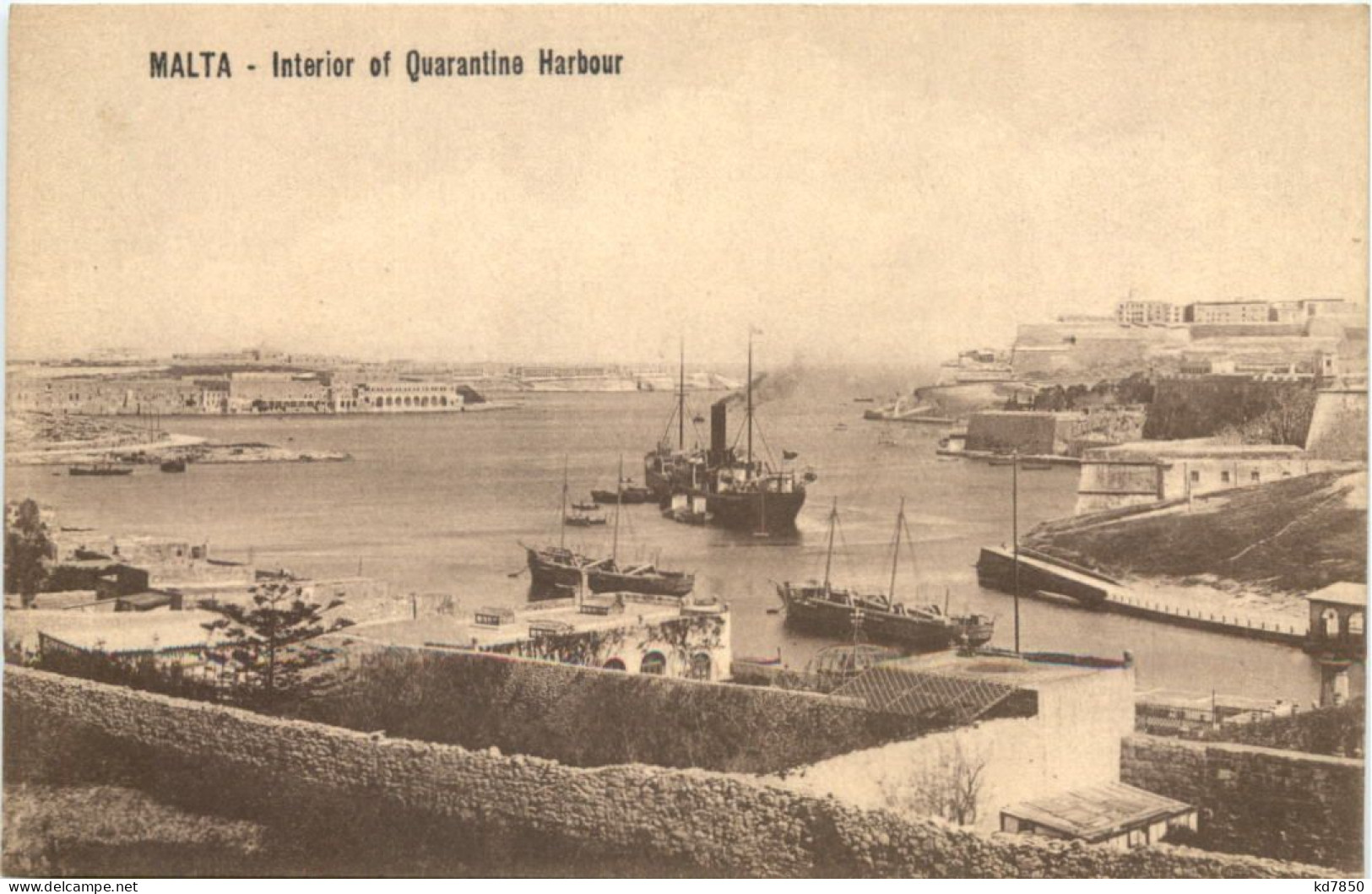 Malta - Interior Of Quarantaine Harbour - Malte