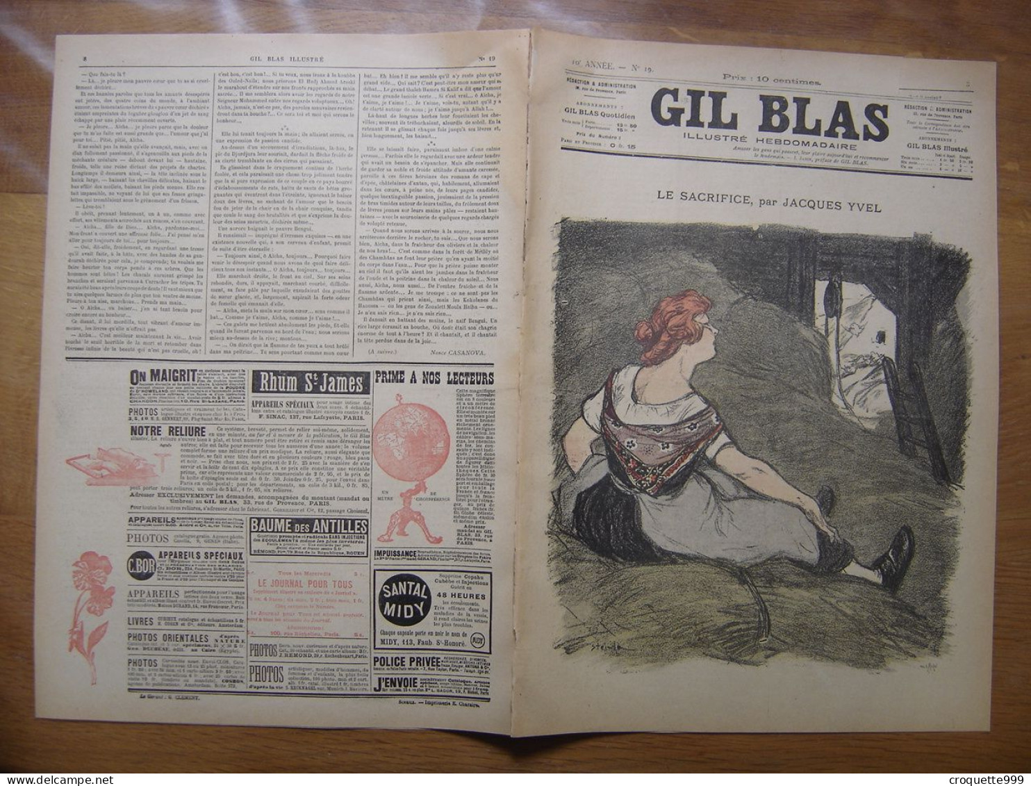 1900 GIL BLAS 19 Steinlen Prejelan Balluriau - Other & Unclassified