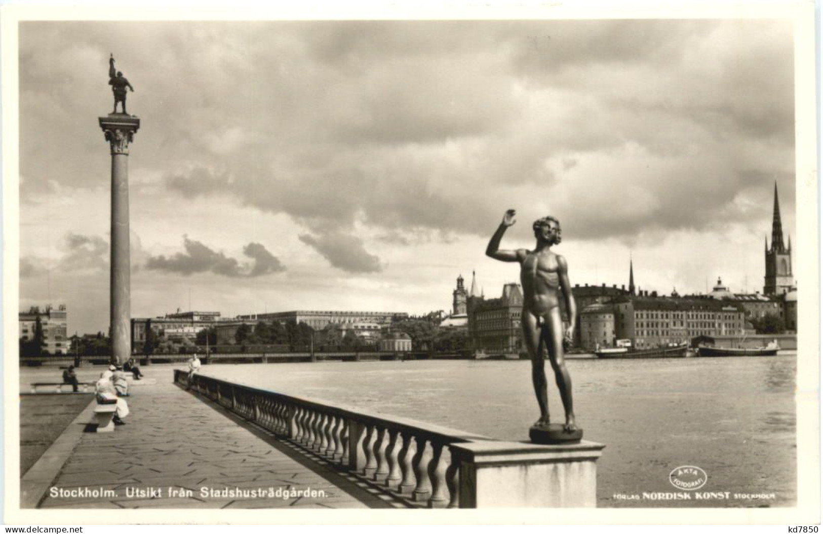 Stockholm - Utsigt Fran Stadshusträdgarden - Suède