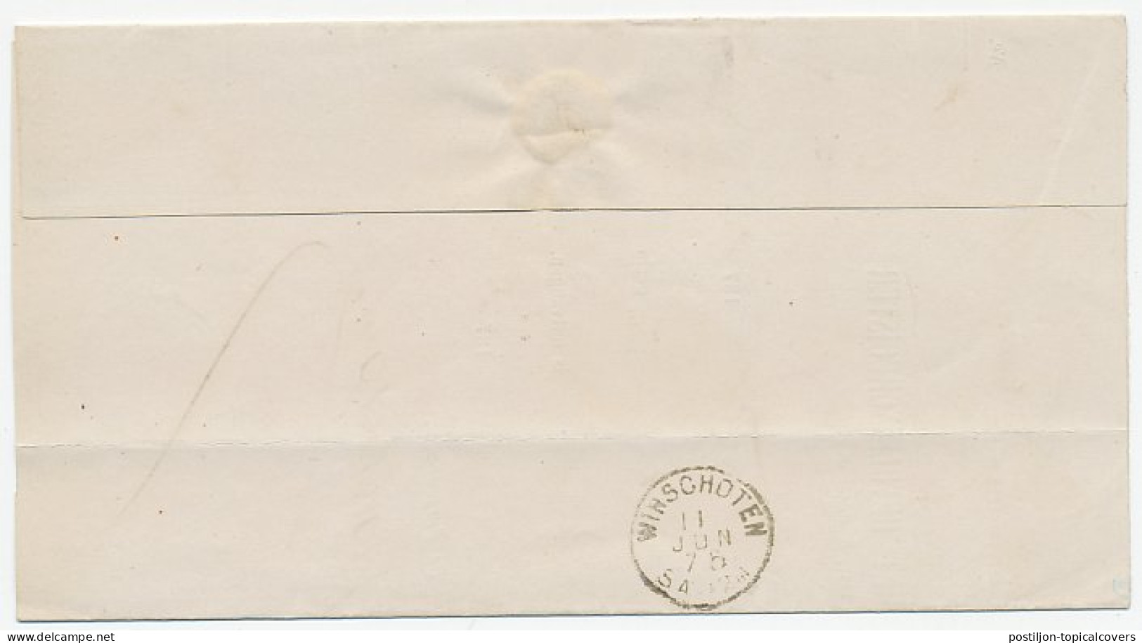 Naamstempel Gasselter - Nyveen 1875 - Lettres & Documents