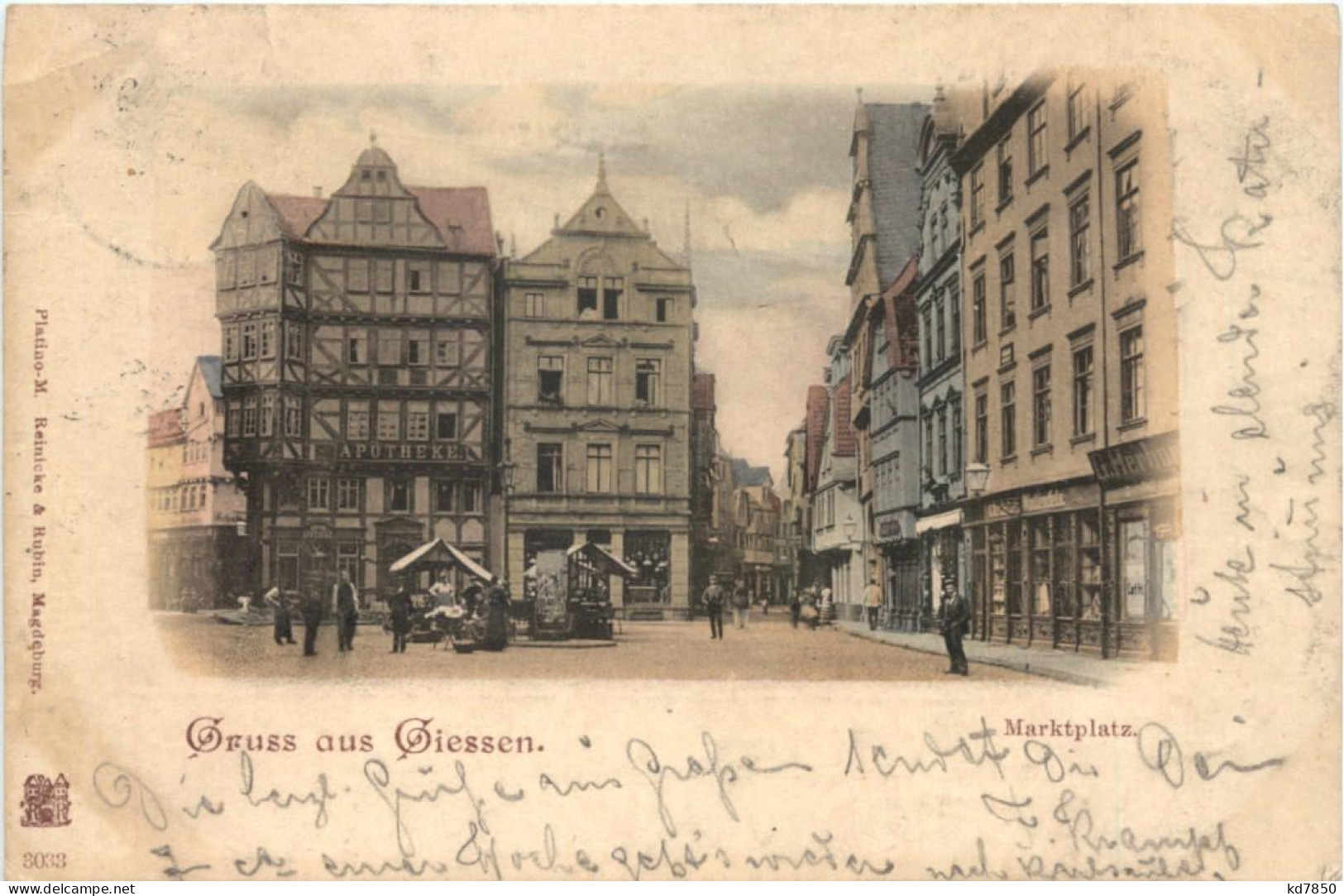 Gruss Aus Giessen - Marktplatz - Giessen