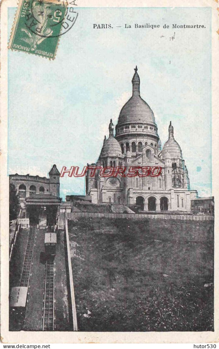 CPA PARIS - LA BASILIQUE DE MONTMARTRE - Sacré Coeur