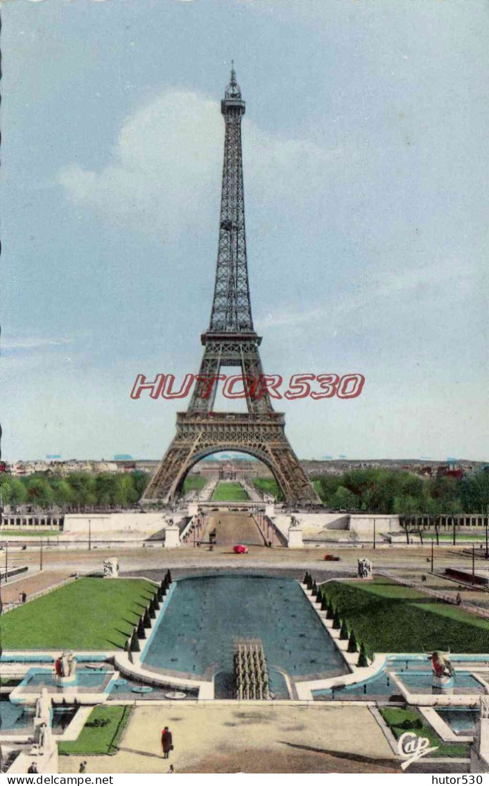 CPSM PARIS - LA TOUR EIFFEL - Eiffelturm