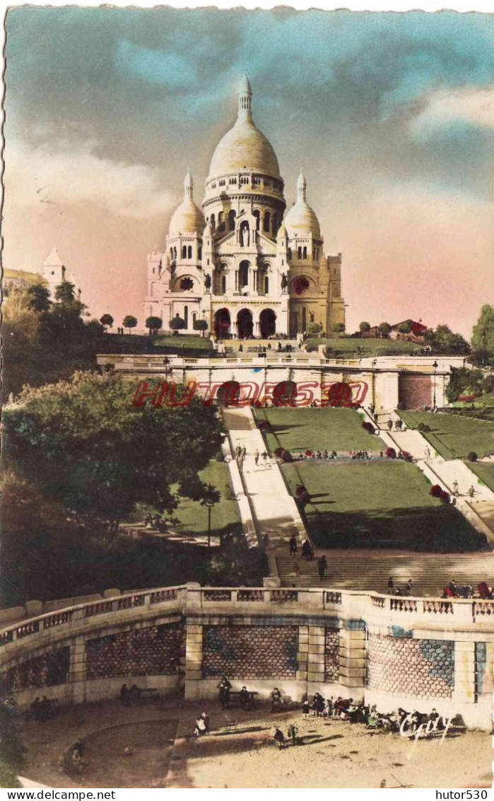 CPSM PARIS - BASILIQUE DU SACRE CÂŒUR - Sacré-Coeur