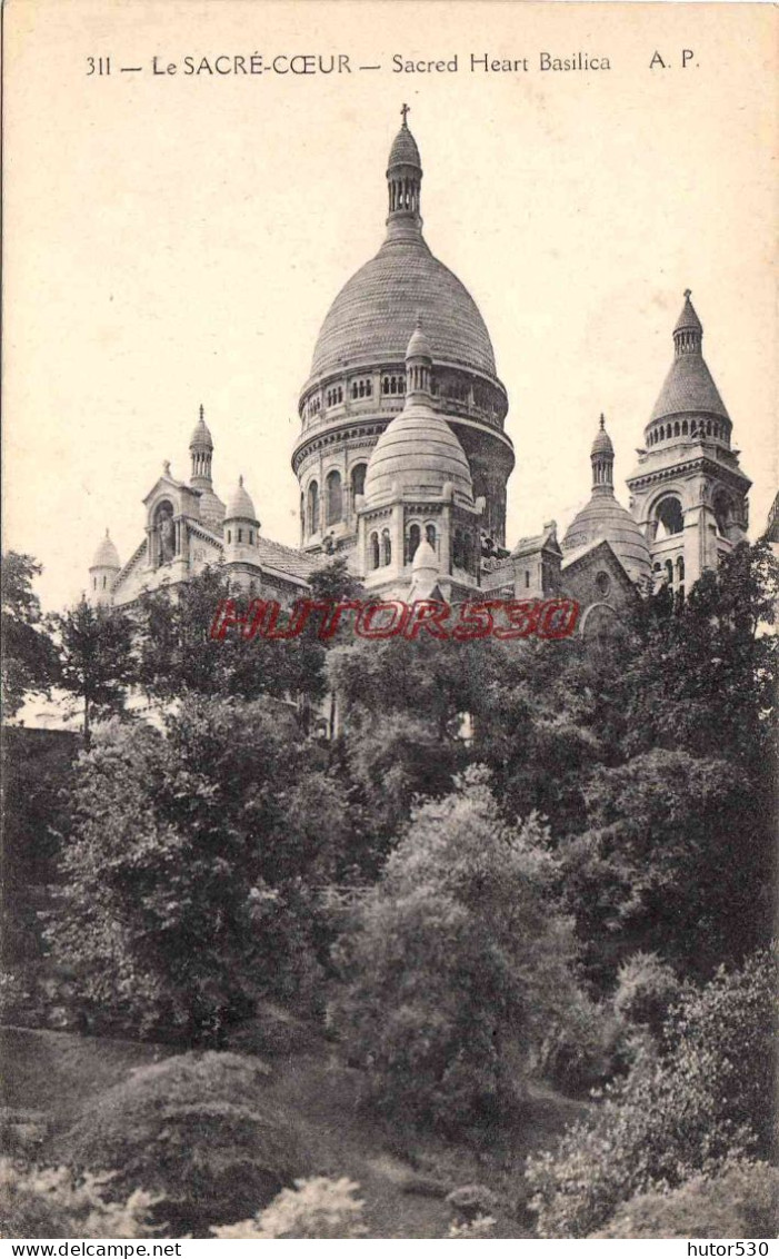 CPA PARIS - LE SACRE CÂŒUR - Sacré-Coeur