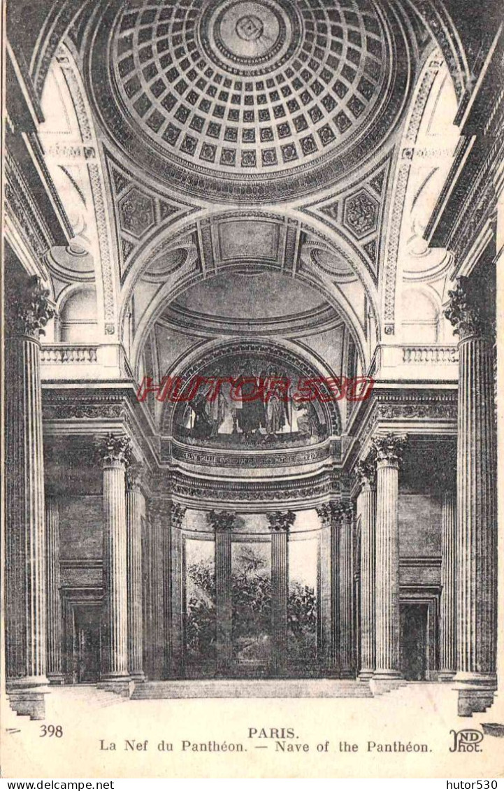 CPA PARIS - LA NEF DU PANTHEON - Pantheon