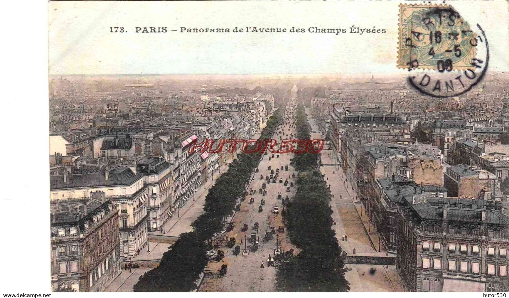 CPA PARIS - LES CHAMPS ELYSEES - Champs-Elysées