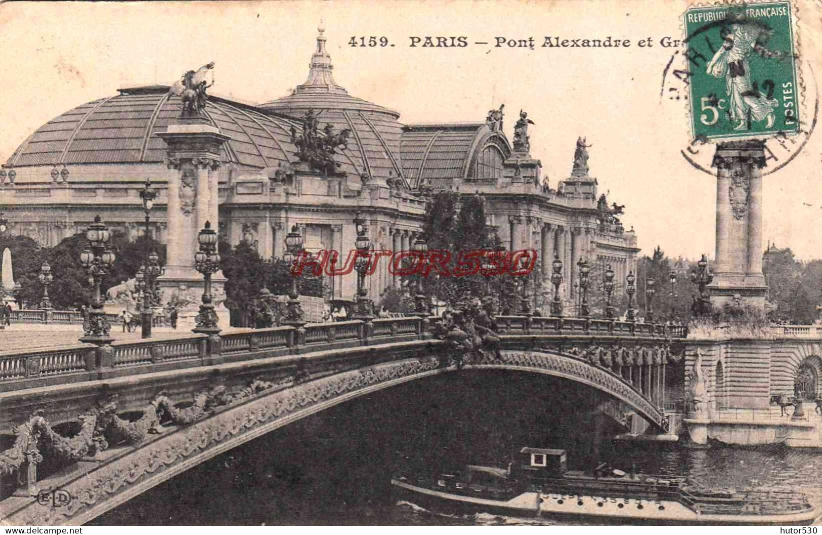 CPA PARIS - LE PONT ALEXANDRE III - Bridges