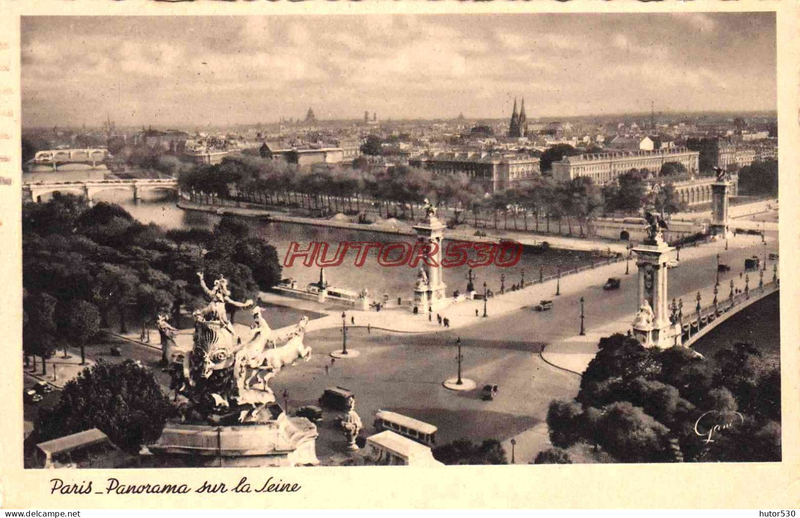 CPSM PARIS - PANORAMA - Mehransichten, Panoramakarten